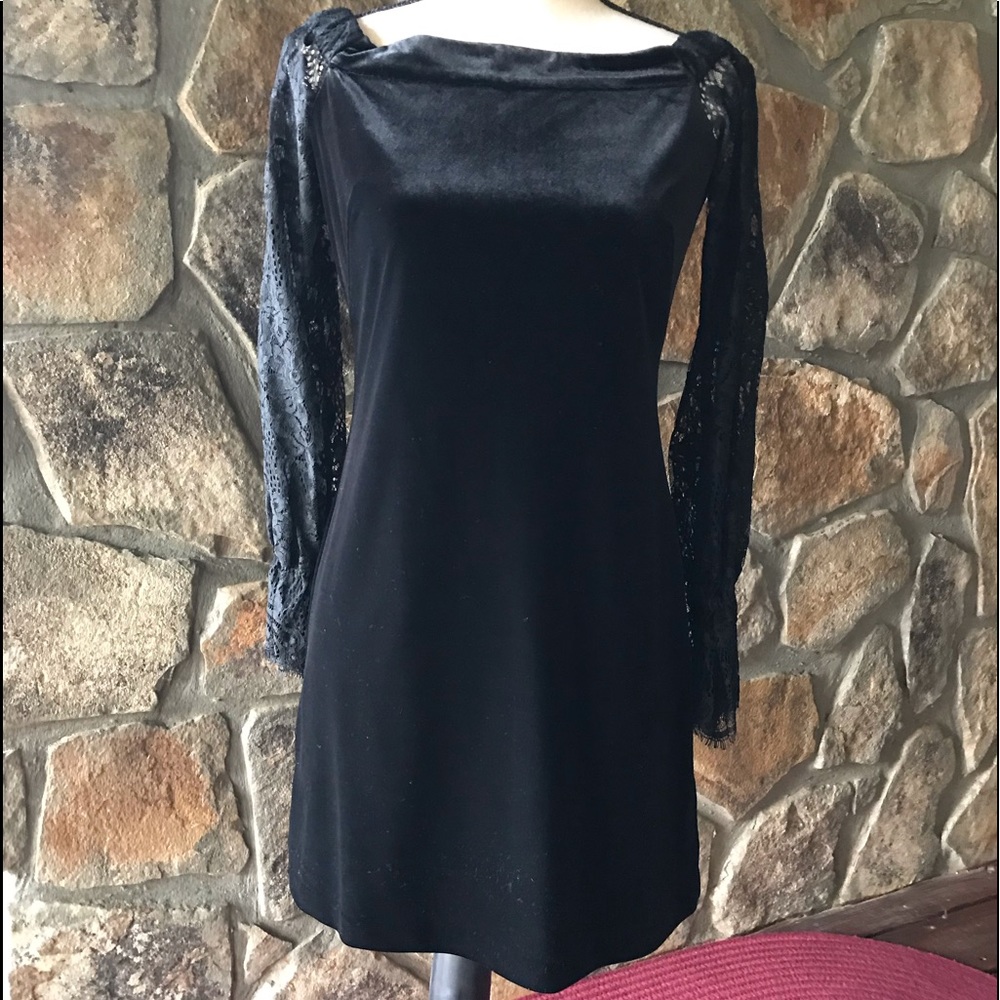 WHBM Velveteen Dress